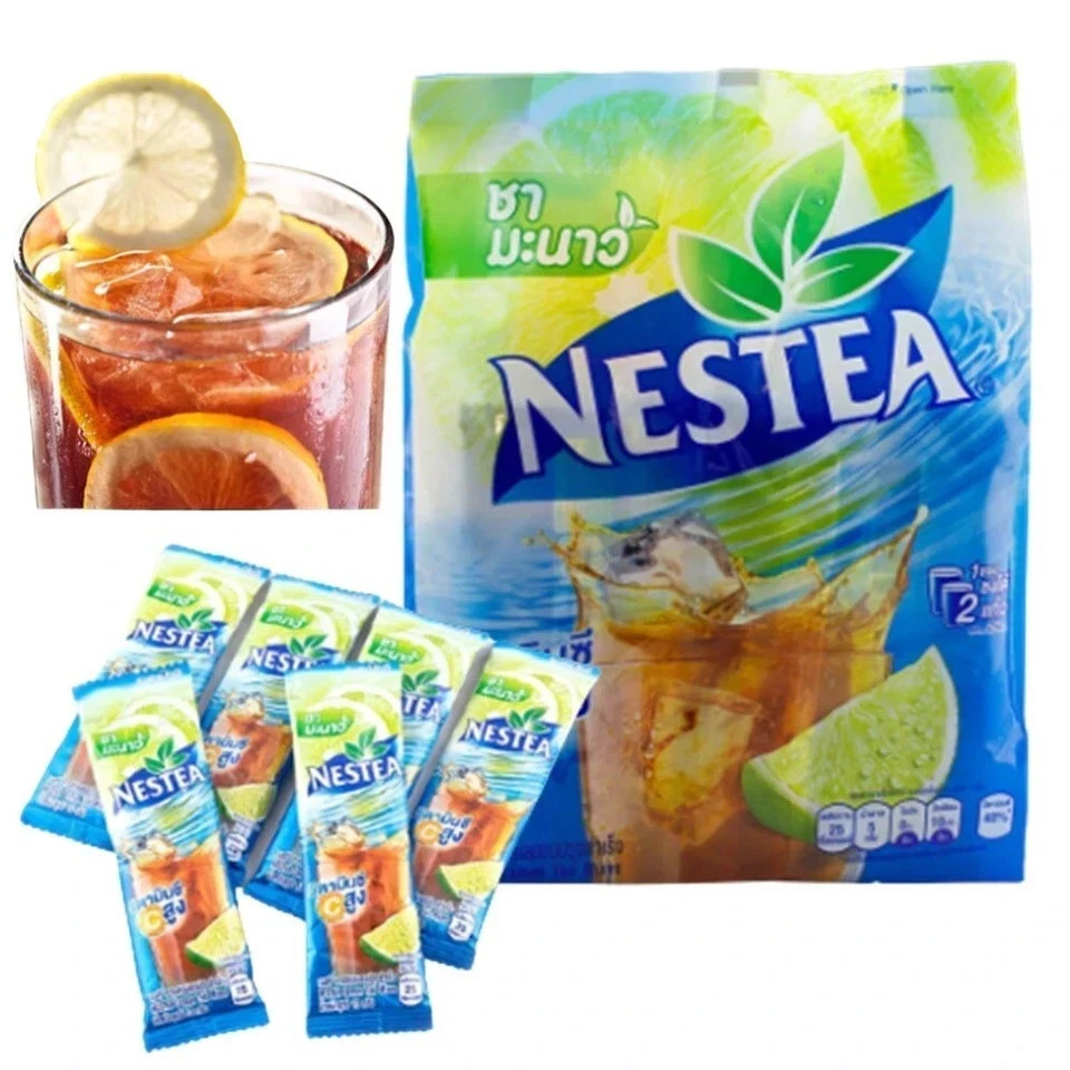 Nestea LEMON TEA Instant Powder Sour & Sweet Taste Drink Iced Fresh (18 Sachets)
