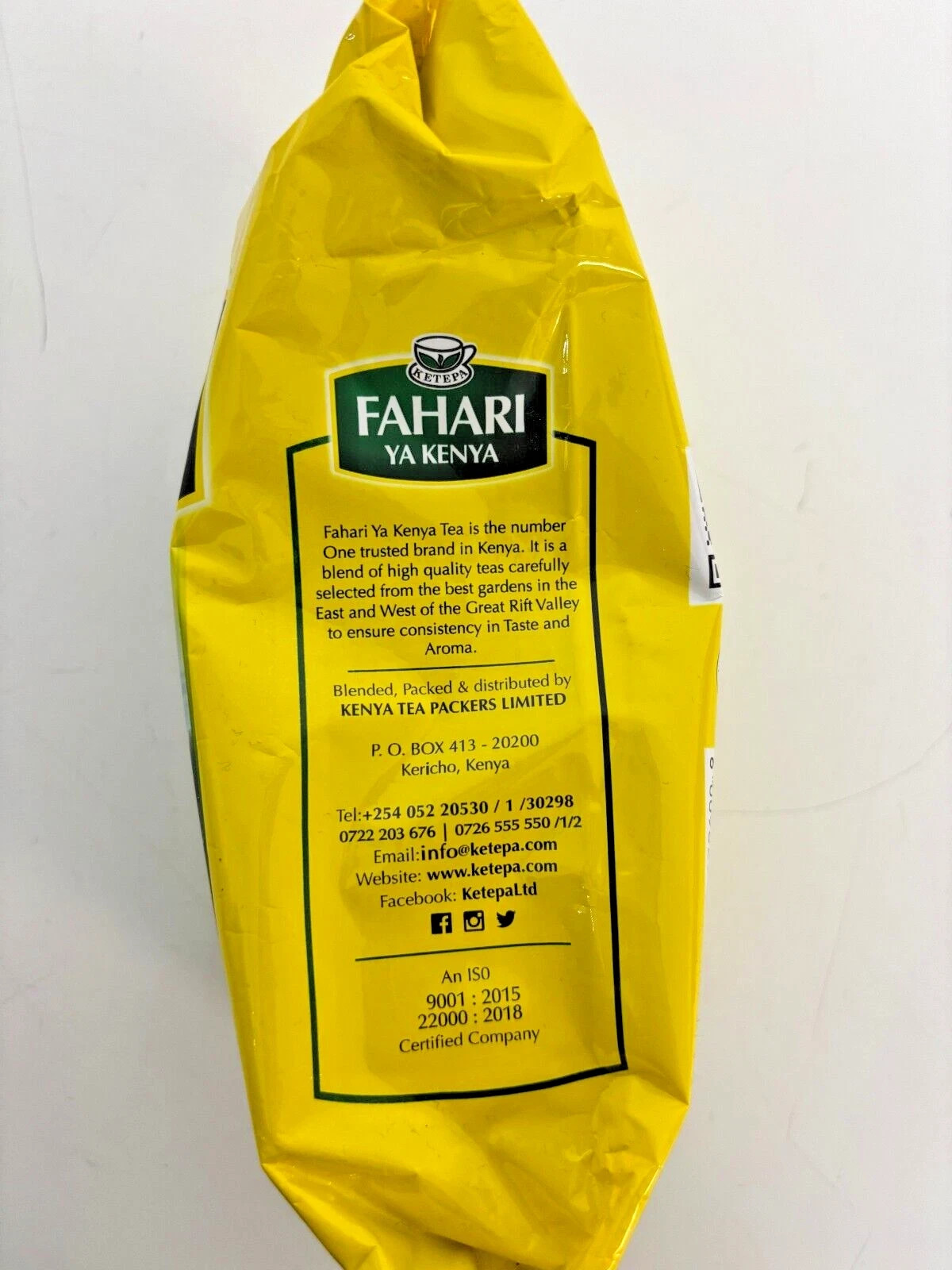 Fahari Ya Kenya 500g – Kenyan Black Tea Loose Leaf exp. Sept. 17 2028