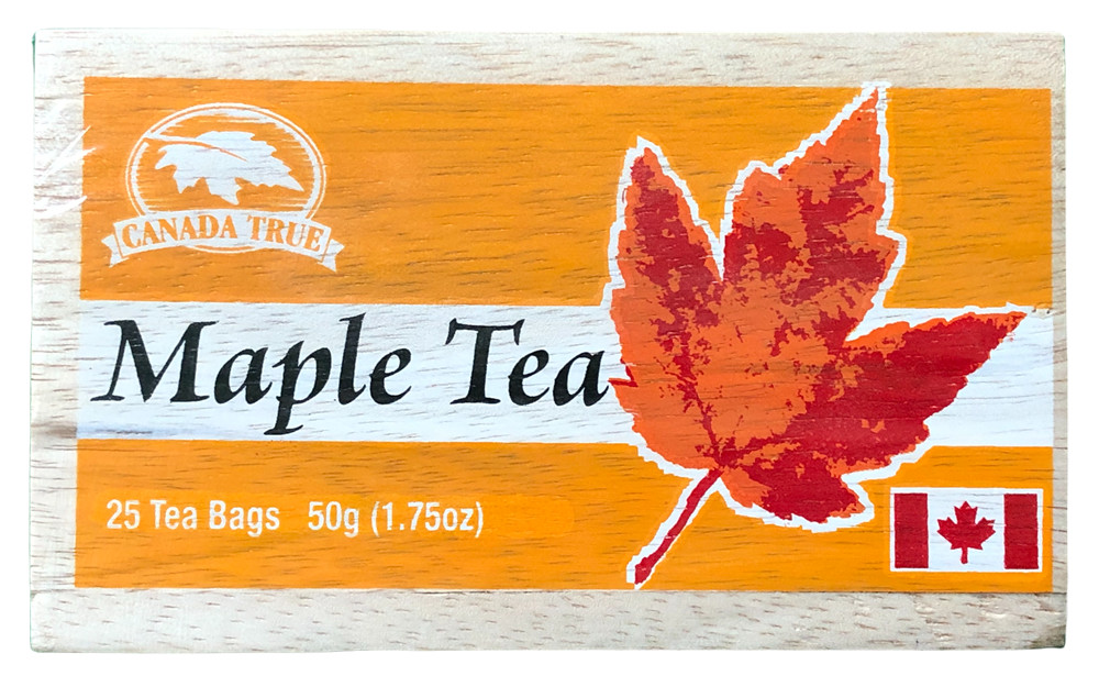 CANADA TRUE Maple Ceylon Tea 25 Tea Bags 50g(加拿大CANADA TRUE 枫叶锡兰茶 大木盒 25茶包 50g)