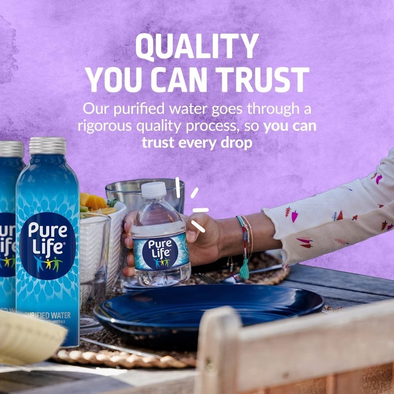 Purified Water – 18 Pack/20 Fl Oz Aluminum Bottles