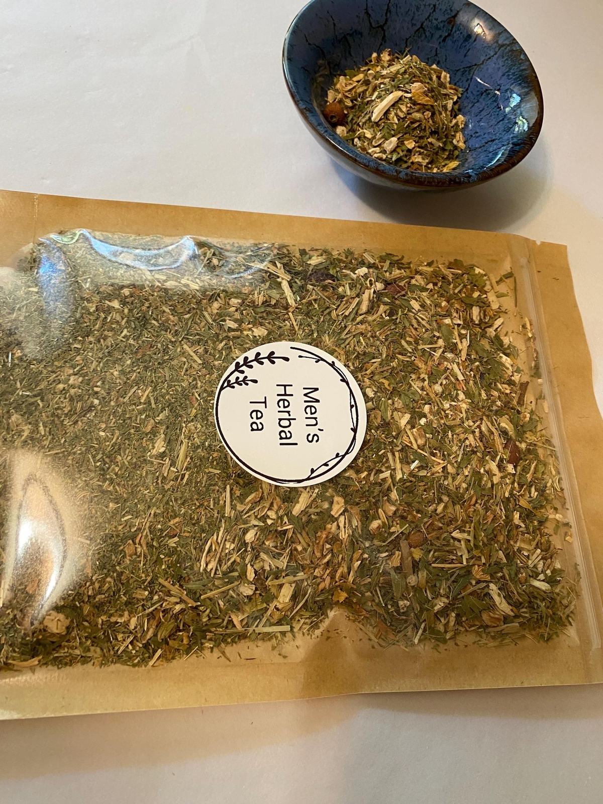 His Herbal Tea Infusion for Men, Earthy Loose Leaf Herbs for Prostate Support