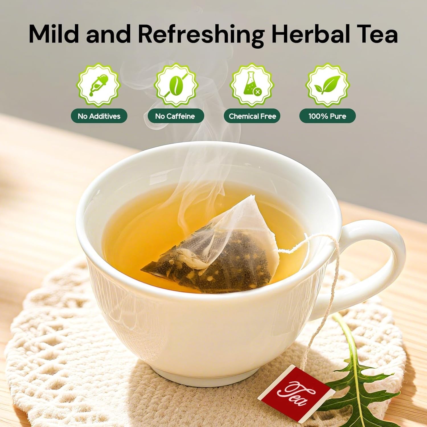 BeleePlanner Dandelion Leaf And Root Tea Bags, Natural Tea, 2 Pack/100 Bags