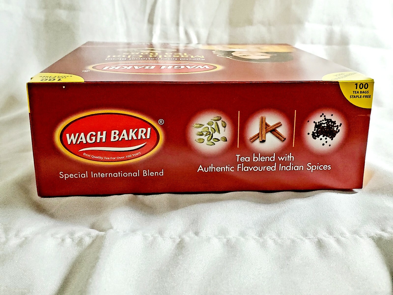 Wagh Bakri Masala Chai 100 Masala Chai Tea Bags- USA Seller