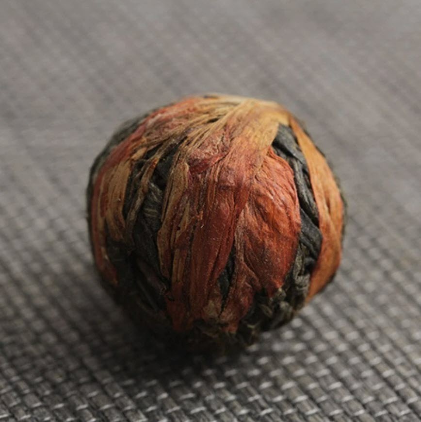 Yunnan Pu’er Scented Tea 120g (18pcs)Dragon Ball Raw Tea Rose Jasmine 6 Flavors
