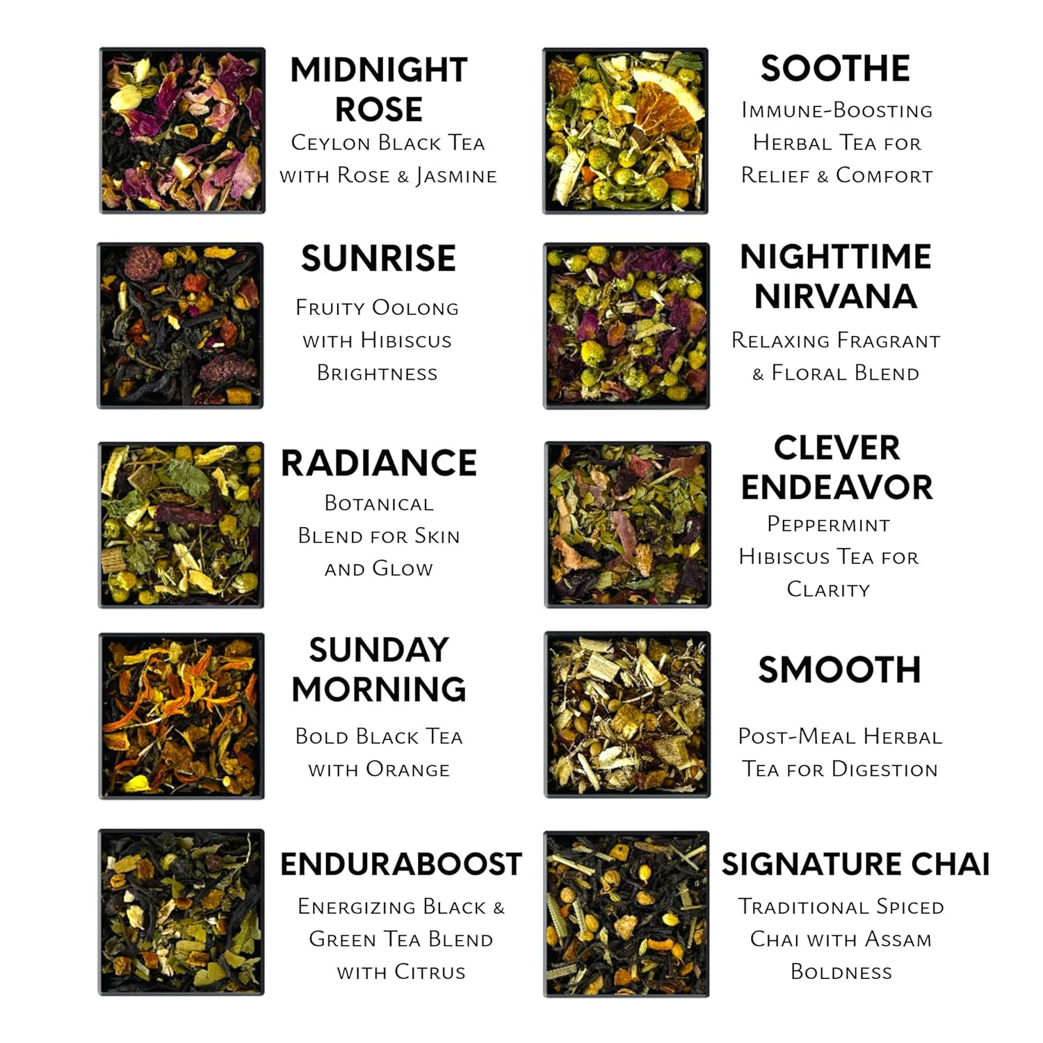 Premium Tea Sampler Gift Box with Infuser Mug – 30 Count, 60 Cups