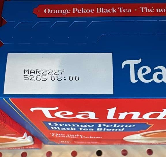 Tea India Orange Pekoe Black Tea Blend – Premium Black Tea, 80 Tea Bags (223g)