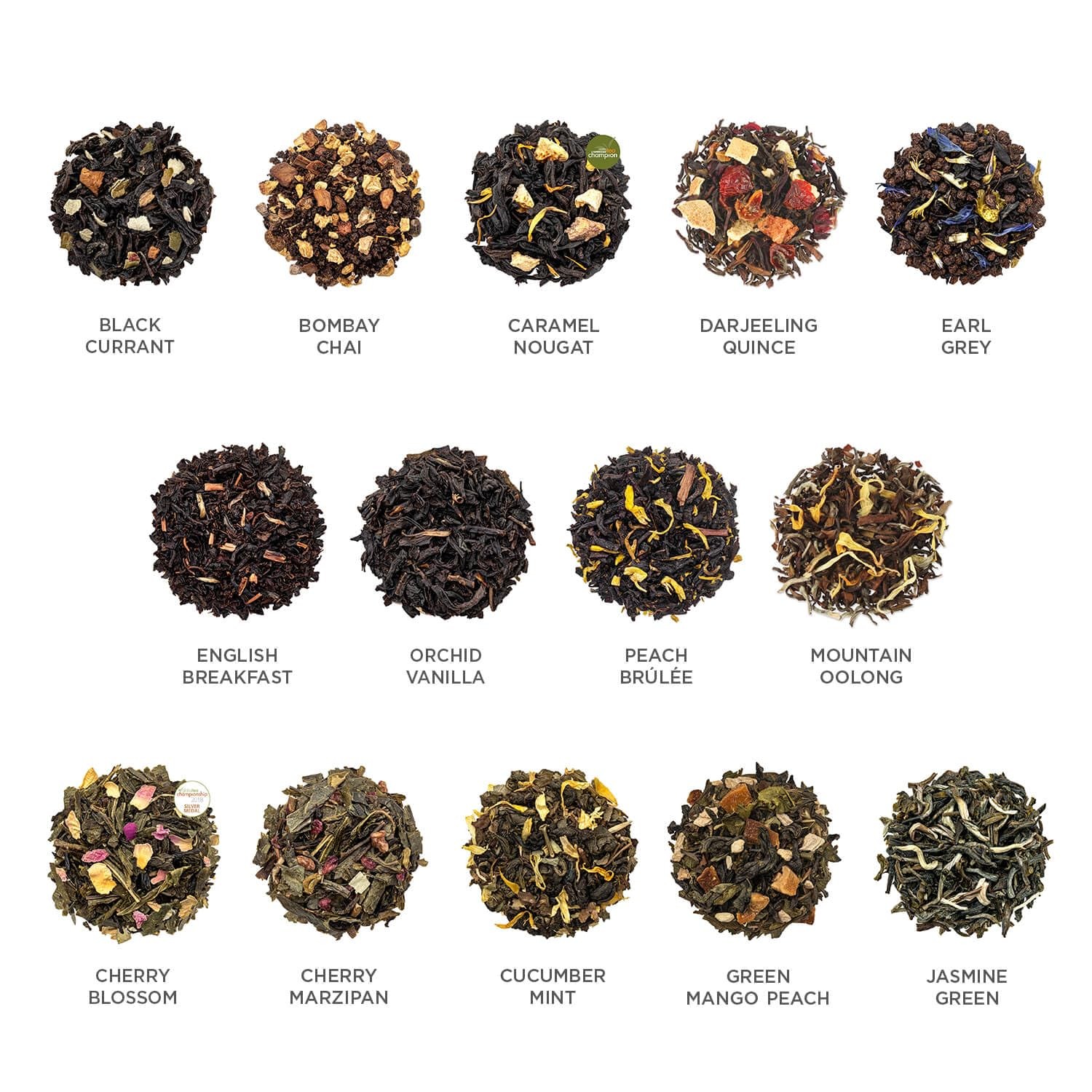Single Steeps Loose Leaf Tea Sampler Assorted Variety Box Pouch Gift 15 PCS