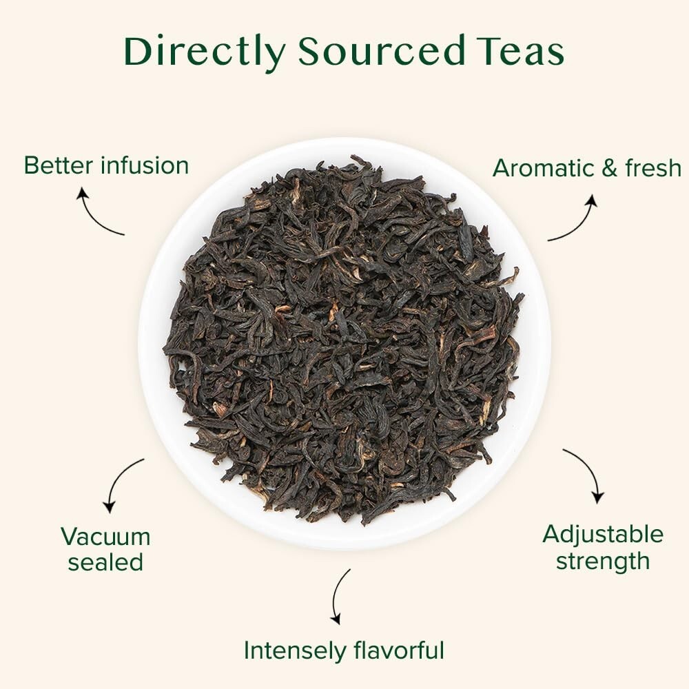 Original English Breakfast Black Tea Leaves 340g/12oz 170+ Cups | Non GMO, Gl…