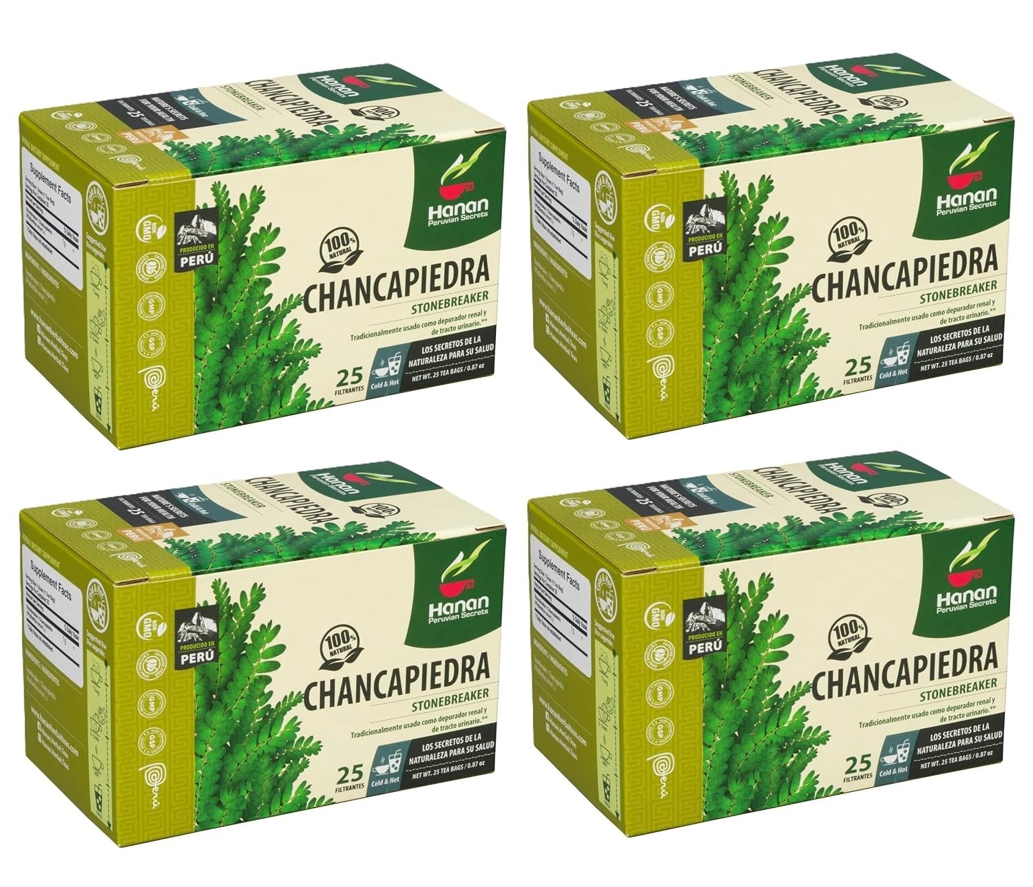 Hanan Chanca Piedra Tea – 100 Teabags for Kidney Health & Digestive Wellness