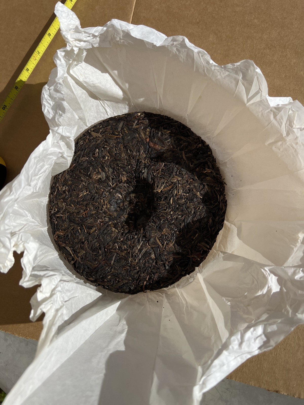 350g Chinese Pu’er Tea Cake 云南普洱茶饼 Old Stock 1990s