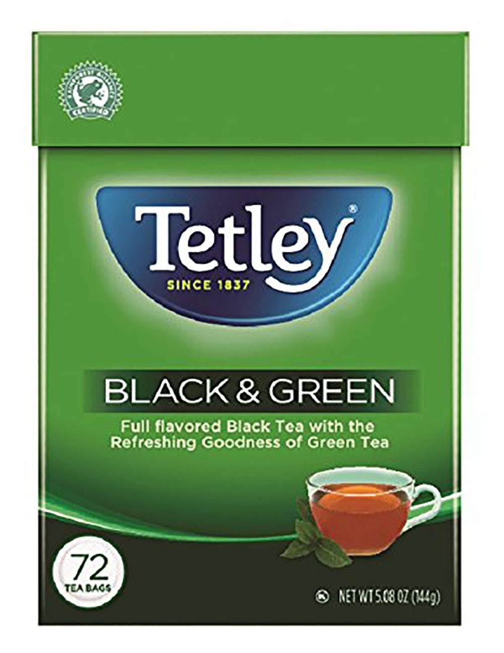 Tea Bags, Black and Green, 72 Count (Packaging May Vary)