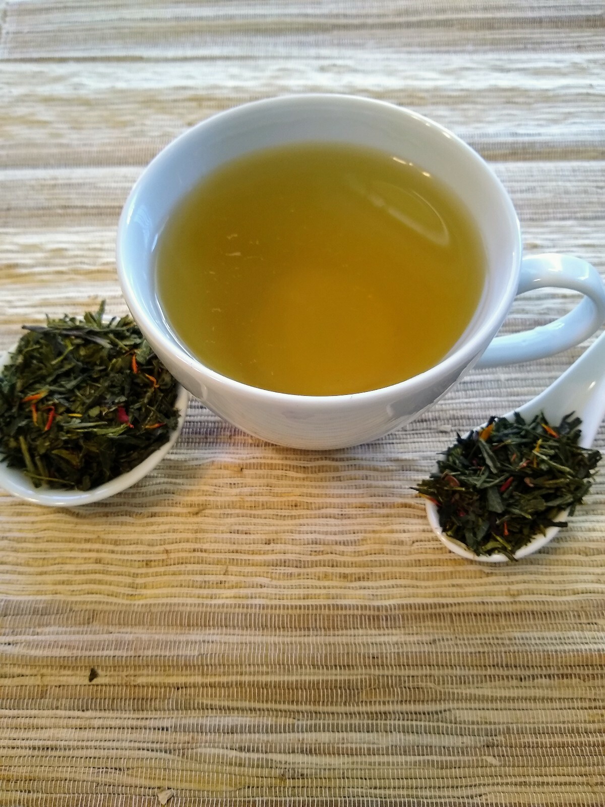 Pomegranate Organic Green Tea loose leaf or tea bags Sencha Green Tea