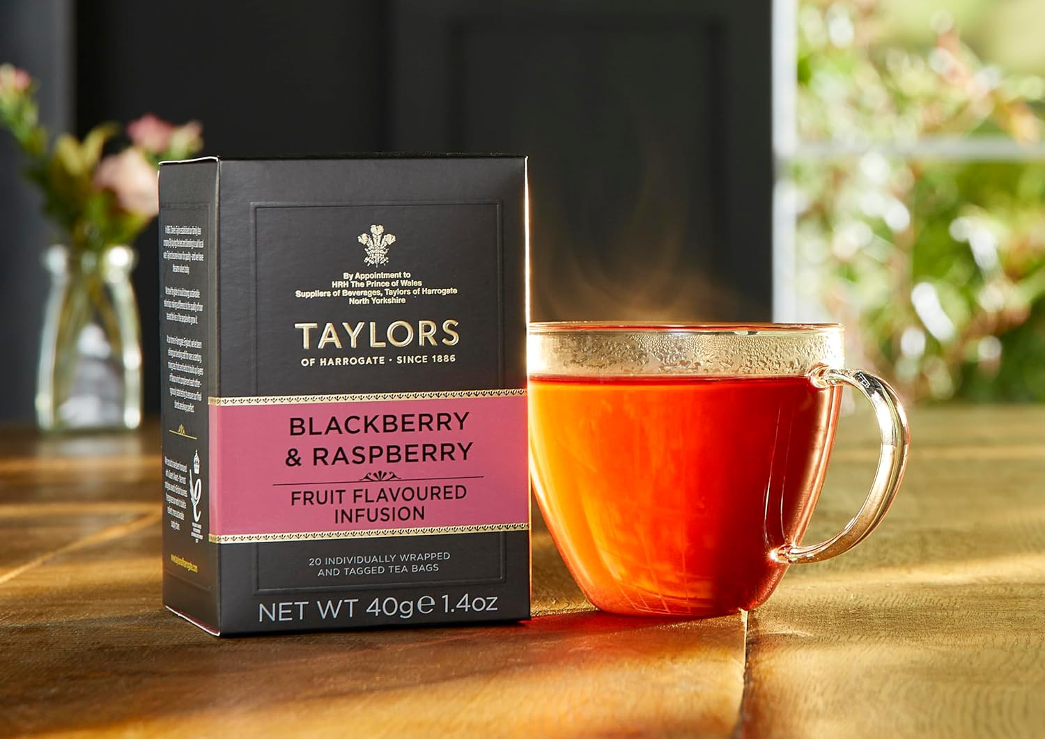 Blackberry & Raspberry Herbal Tea, 20 Teabags