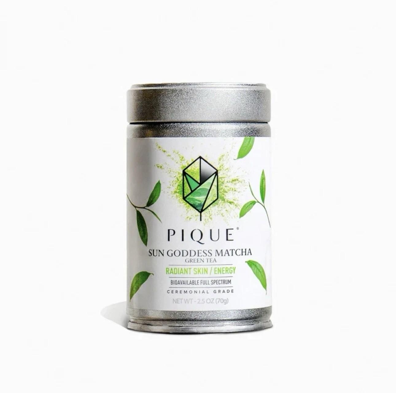 Pique Sun Goddess Organic Matcha Green Tea Radiant Skin Ceremonial Grade 2.5oz