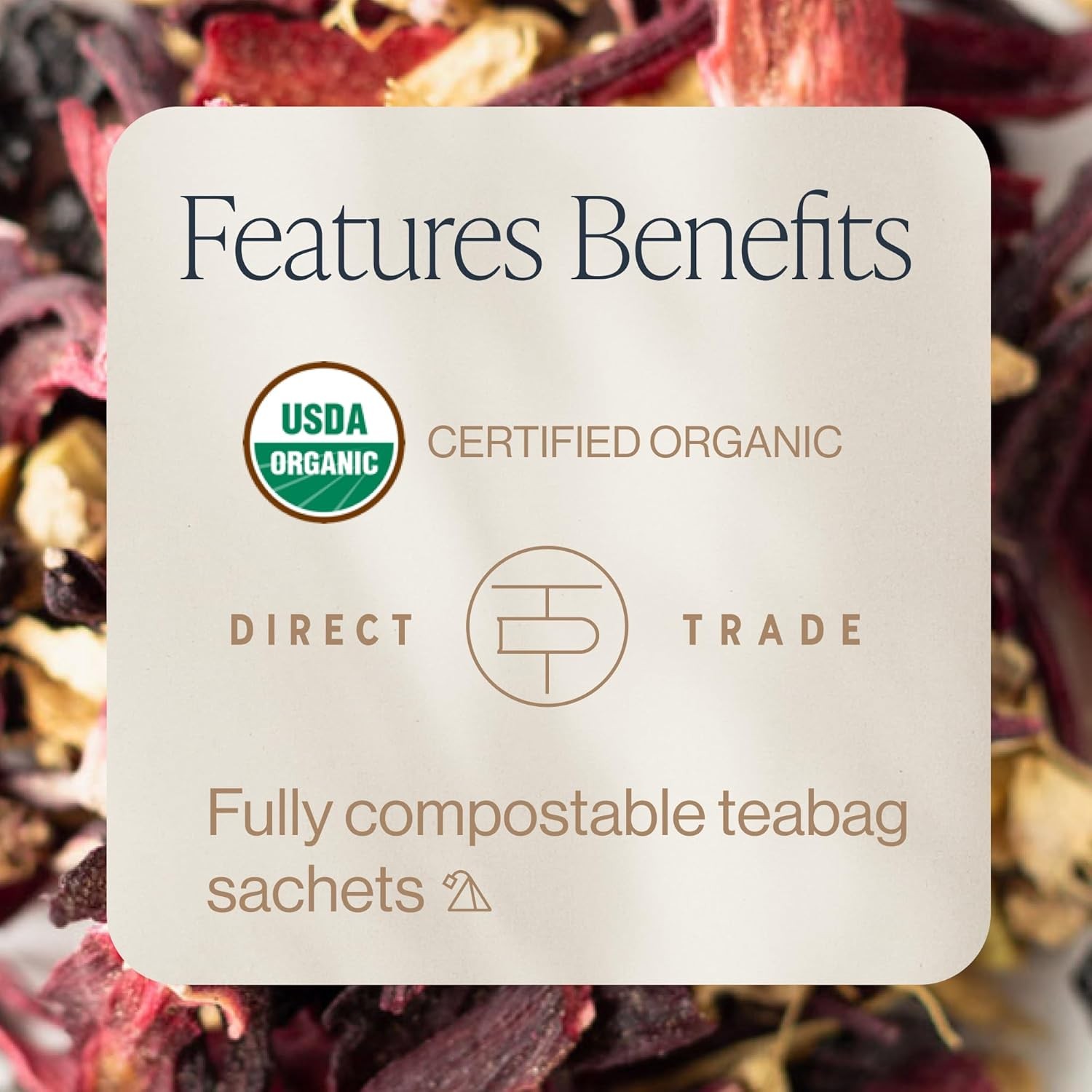 Elderberry Herbal Tea Sachets Organic Immune Boosting 15 Count Pack