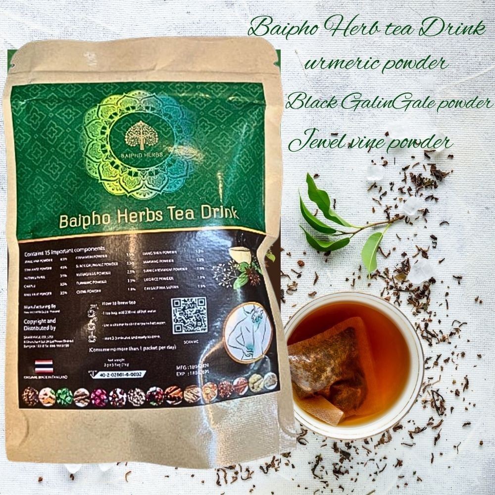 Thai Wellness Instant Herbal Tea Natural Blend Caffeine Free Gift Set 25 sachets