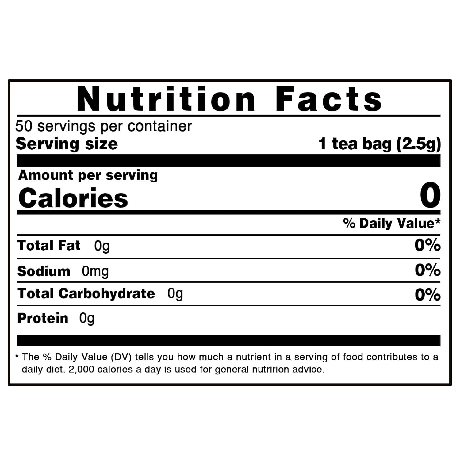 – Dandelion Root Tea – 2.5G X 50 Count Premium Raw Dandelion Root Tea Bags – Caf