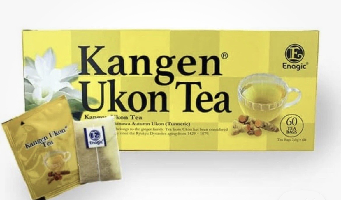 Enagic Kangen Ukon Turmeric Tea 60 Bags, Organic, Sealed