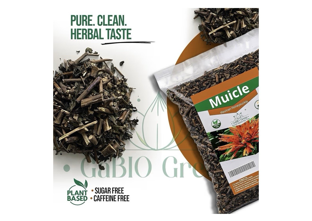 Muicle Mexican Honeysuckle 4.1 oz Herbal Tea 100% Natural Herbs (T-56)