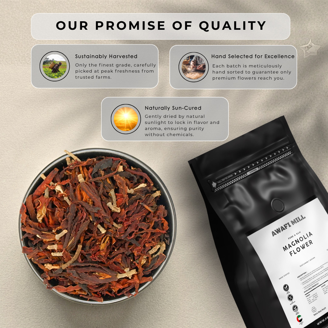 AWAFI MILL Magnolia Flower – 250 g | 9 Oz
