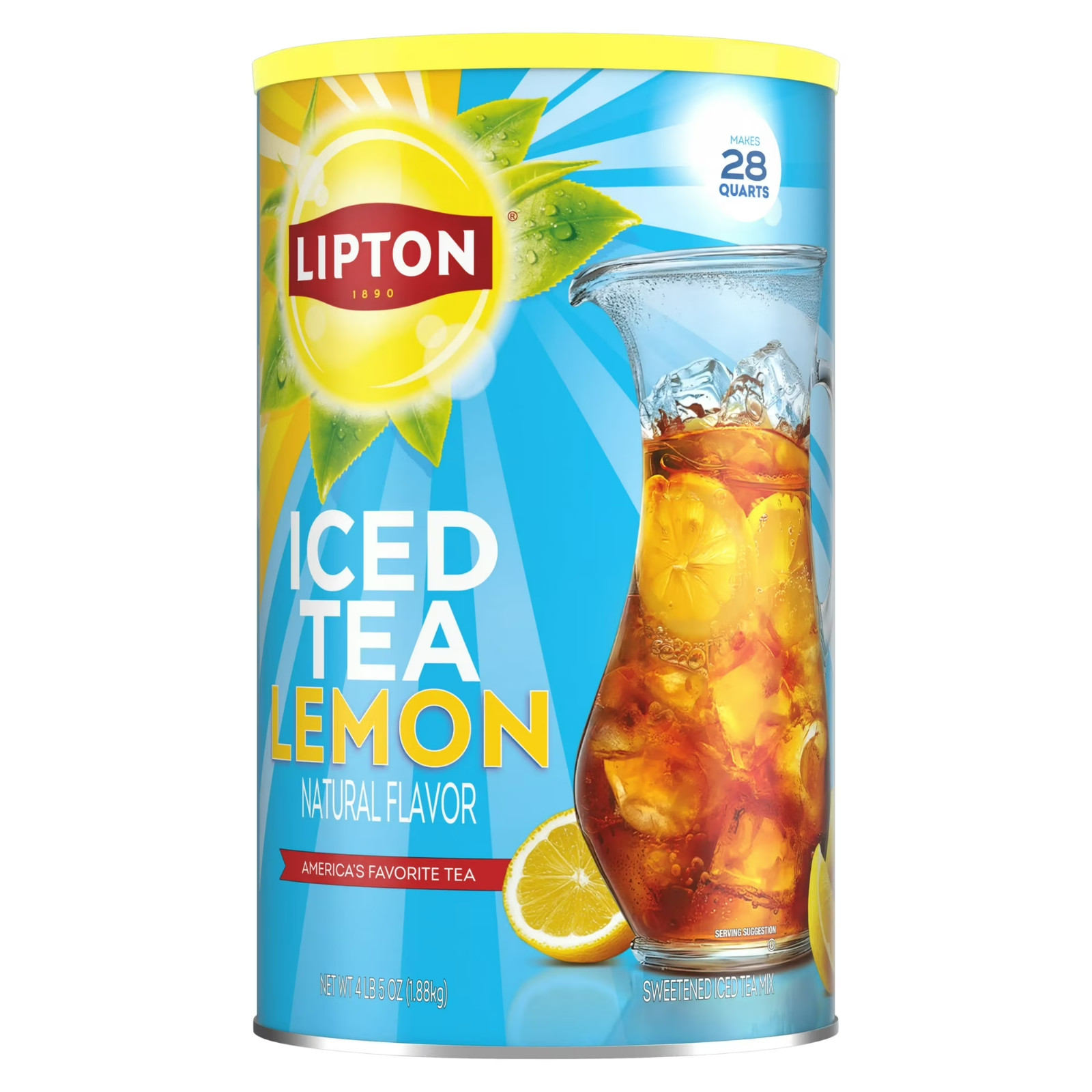 Lipton Southern Sweet Powdered Tea Mix, 28 Quarts
