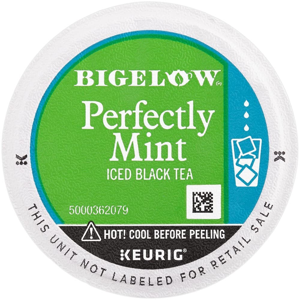 Bigelow Perfectly Mint Iced Black Tea 22 to 132 K cups Pick Any Size FREE SHIP