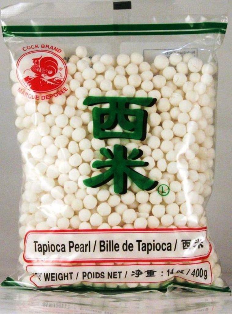 1.75 LBS Tapioca Pearl Large size White Boba Tea 14oz x 2 Free Shipping