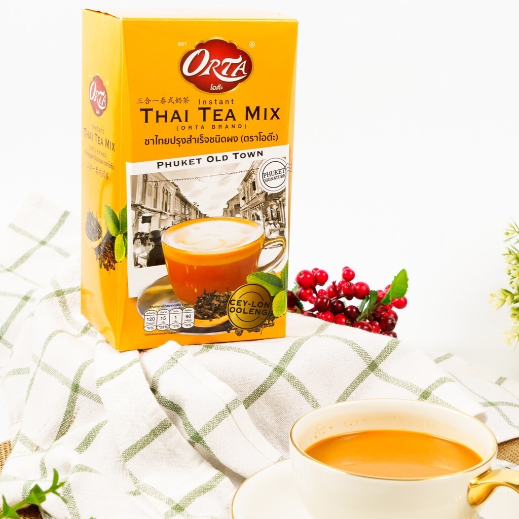 5x ORTA Instant Thai Tea Mix Drink Halal Phuket Oldtown Signature Thailand