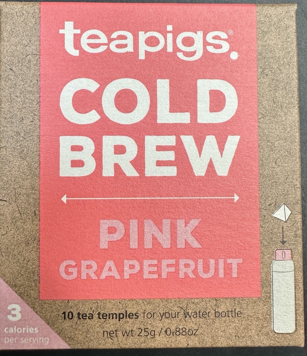 6x Teapigs Cold Brew Pink Grapefruit Tea Temples 10ct Each – BB 04/2025