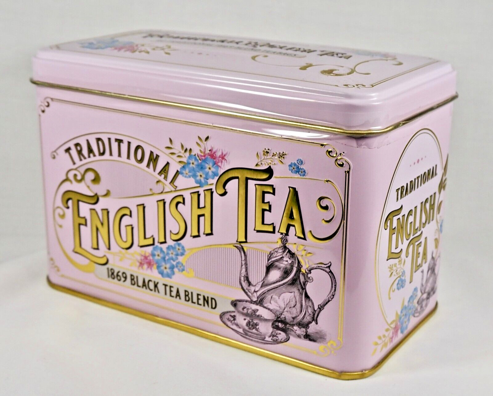 5.5″ x 3″ x 3.5″ Traditional English Black Tea Blend Canister