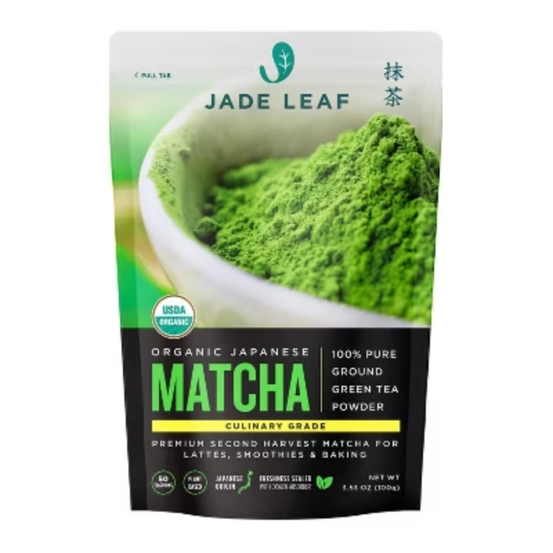 Organic Culinary Grade Matcha 100% Pure Ground Green Tea Powder – 3.53oz