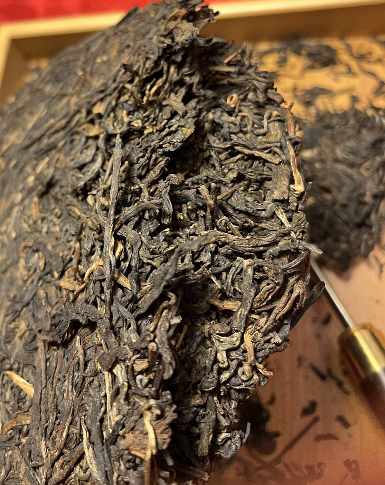 1999 Yunnan Yiwu Liu Baoxiu Tong-Qing-Hao Aged Raw Puerh Tea 357g 廿七年陈易武同庆号老生普洱茶