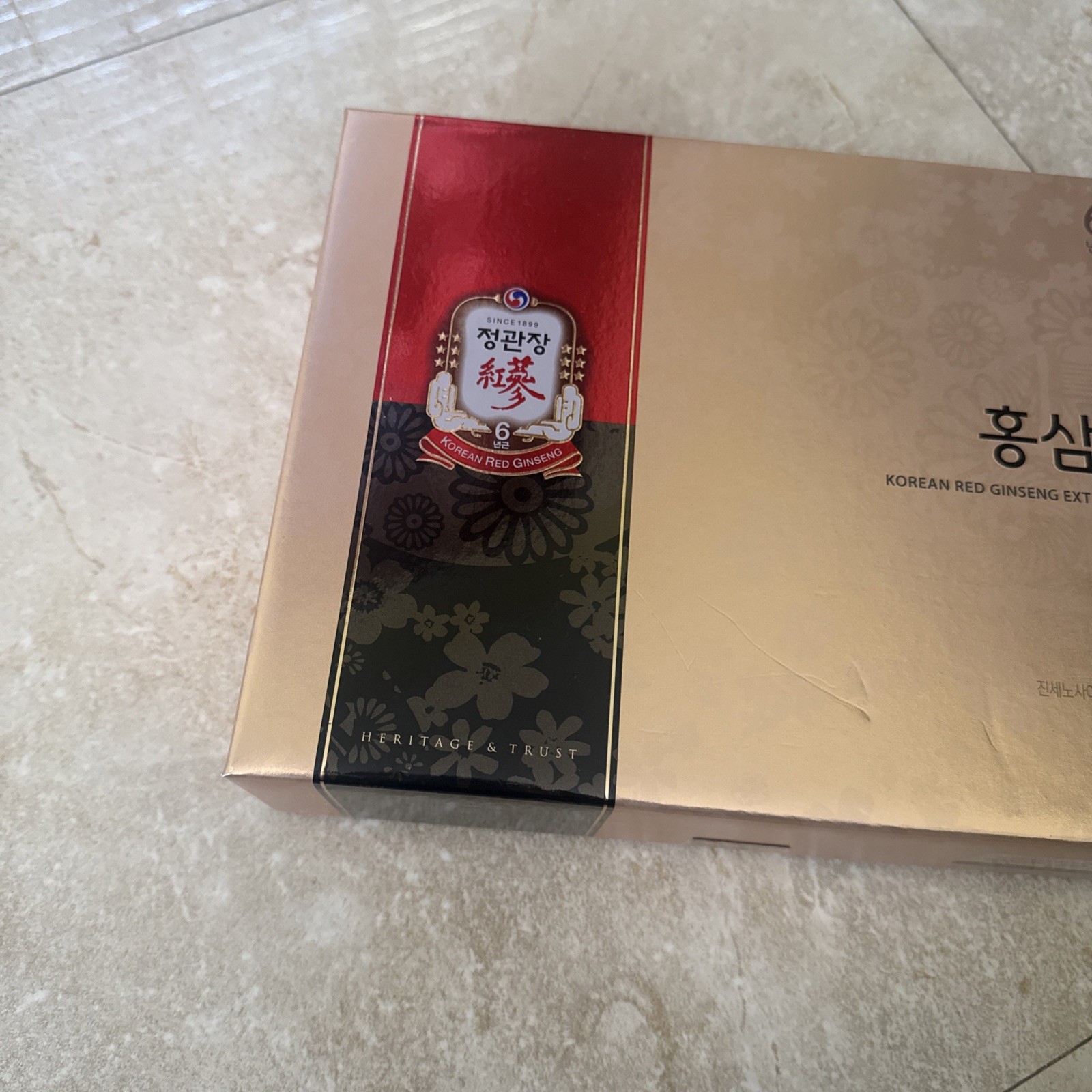 Korean Red Ginseng Extract(42%) Premium Tea 3g 100 bags 정관장