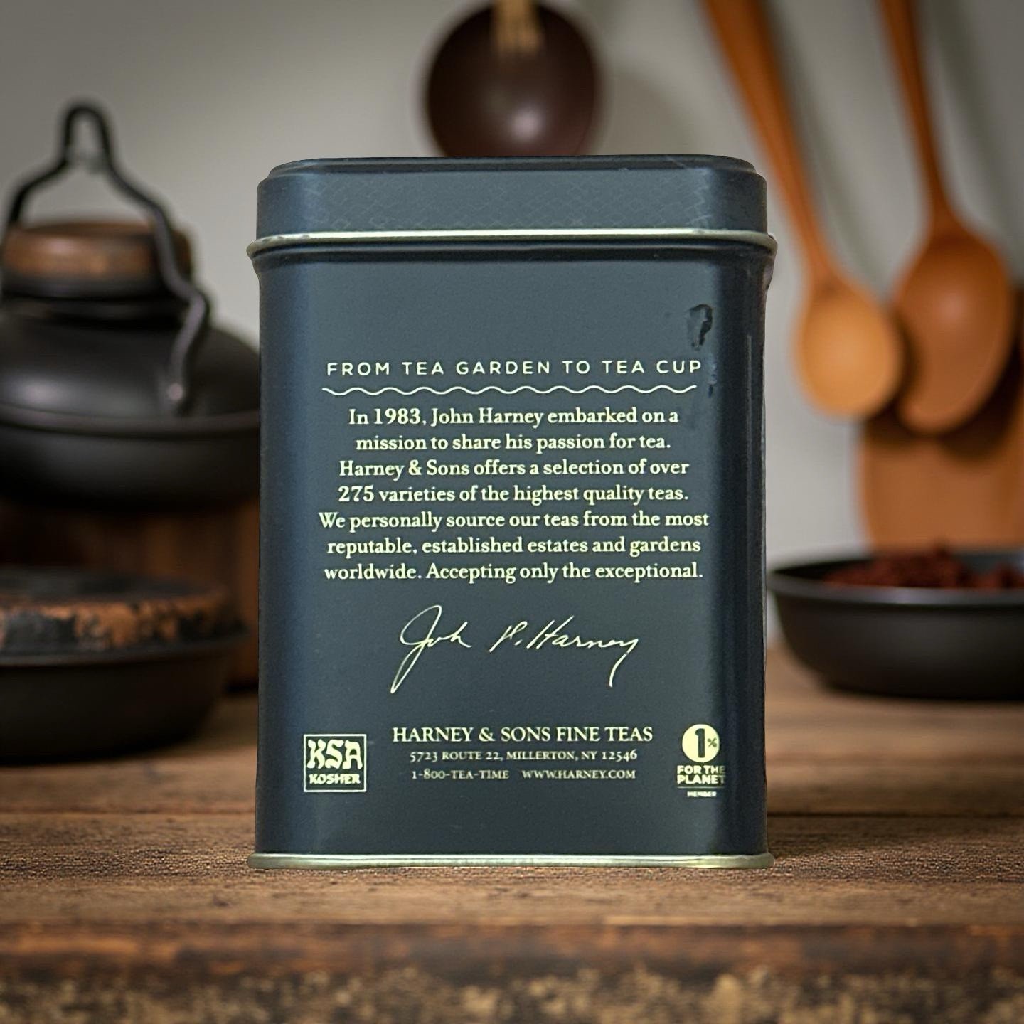 Harney and Sons “Paris” Tea 4 Ounce – 30 To 40 Cups – Hand Packed Tin Exp:12/26
