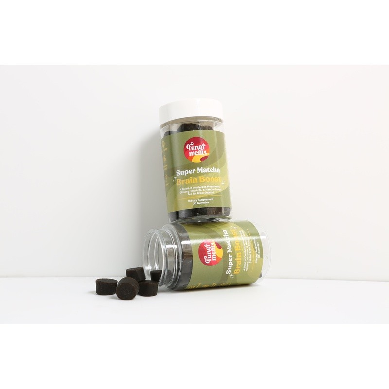 Super Matcha Gummies 2Pack Energy Focus Cognitive Support Ginseng 30ct New