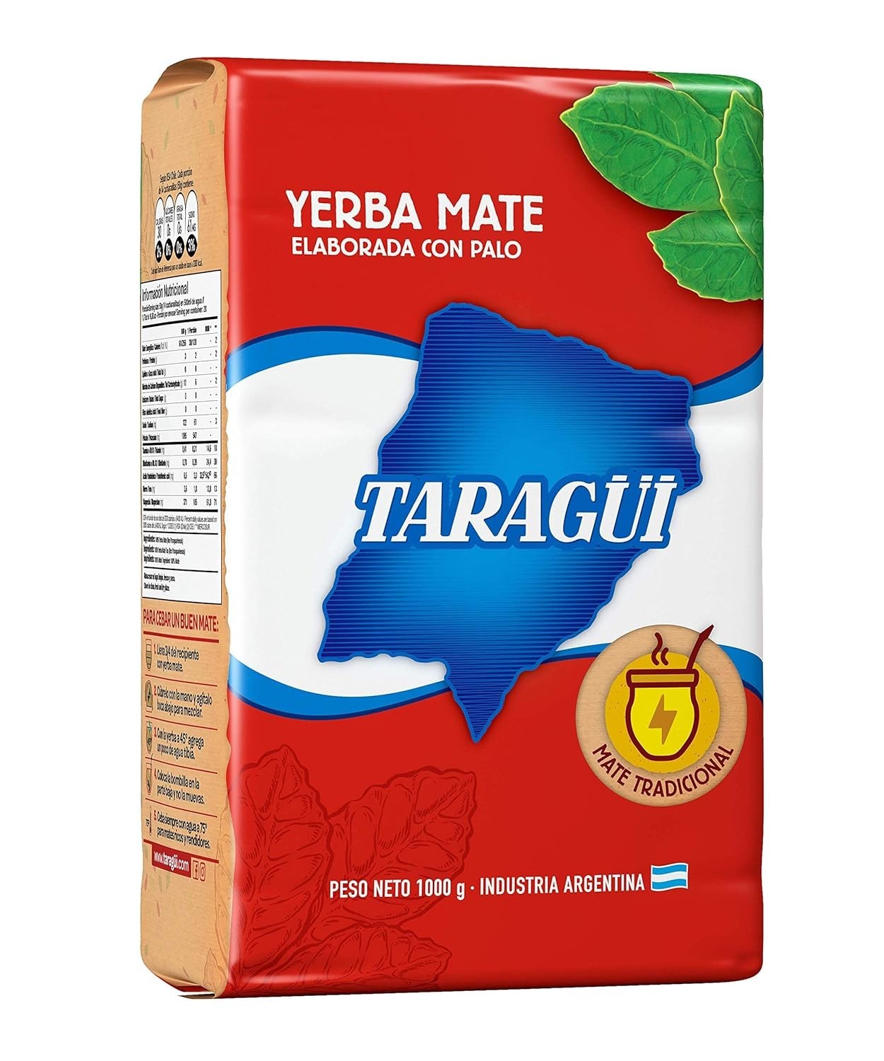 Argentina’s Classic Yerba Mate with Stems – 2.2 lbs