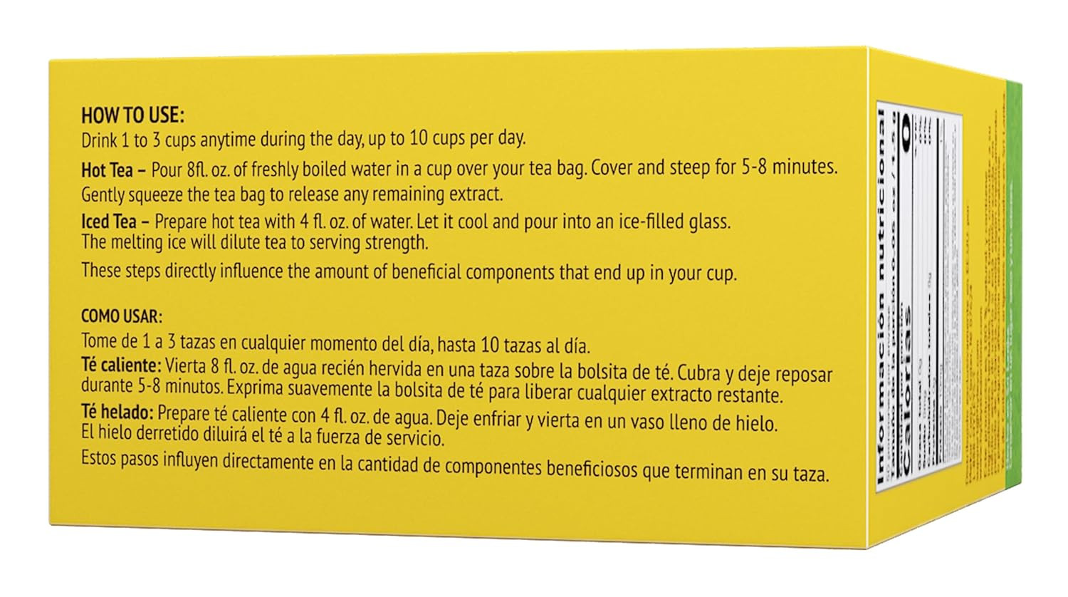 Turmeric Green Tea – Green Tea with Turmeric Root – Herbal Tea Bags – 50 Individ