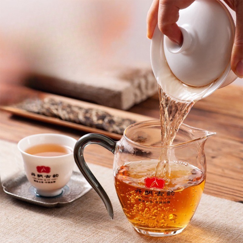 10PCS Dried Tangerine Peel White Tea Small Round Cake Yunnan Ancient Tree Cake