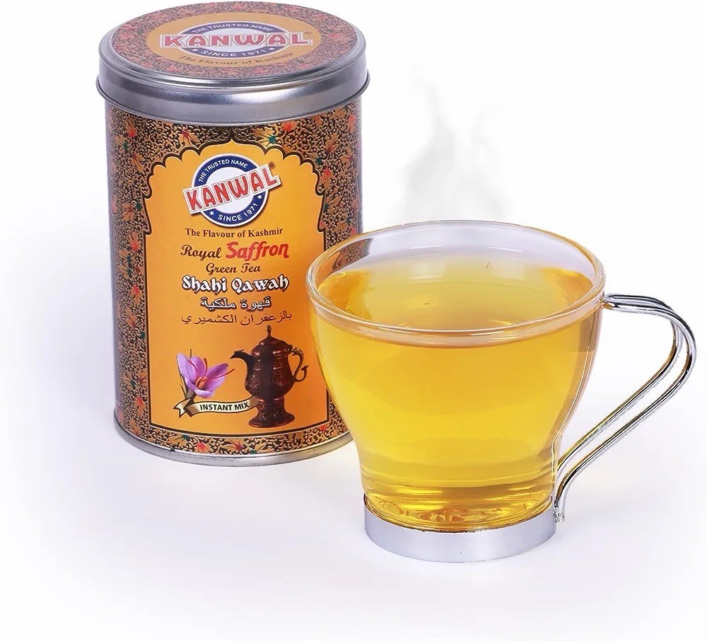 Kanwal Saffron Kashmiri Qawah (Kahwa) Green Tea, 250 GM