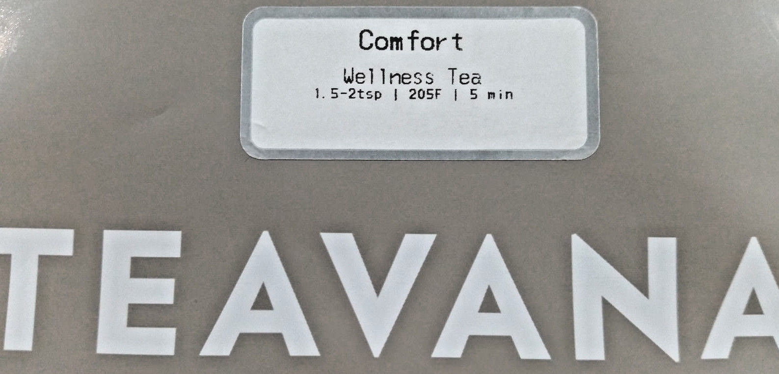 😊☕RARE! NEW! 🍊 COMFORT WELLNESS 2 OZ TEAVANA LOOSE LEAF TEA SEALED BAG! HTF🍑