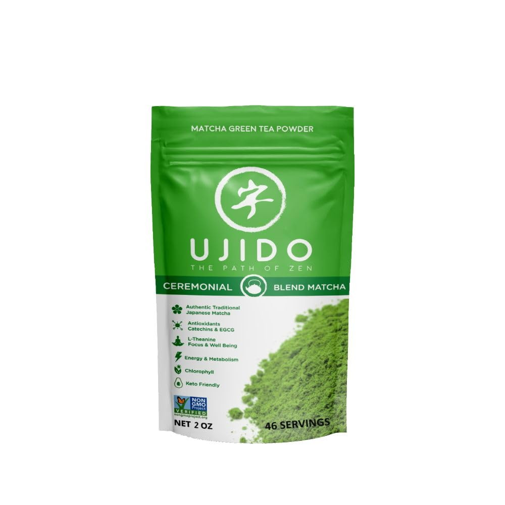 Japanese Matcha Green Tea Powder Ceremonial Blend (2 oz)