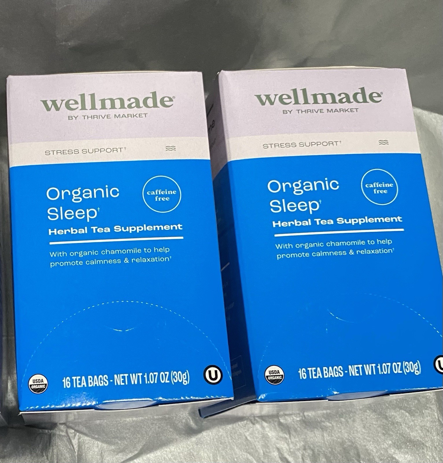 Organic Sleep Tea- 64 Tea bags- Caffeine Free Medicinal Herbal Thrive Market