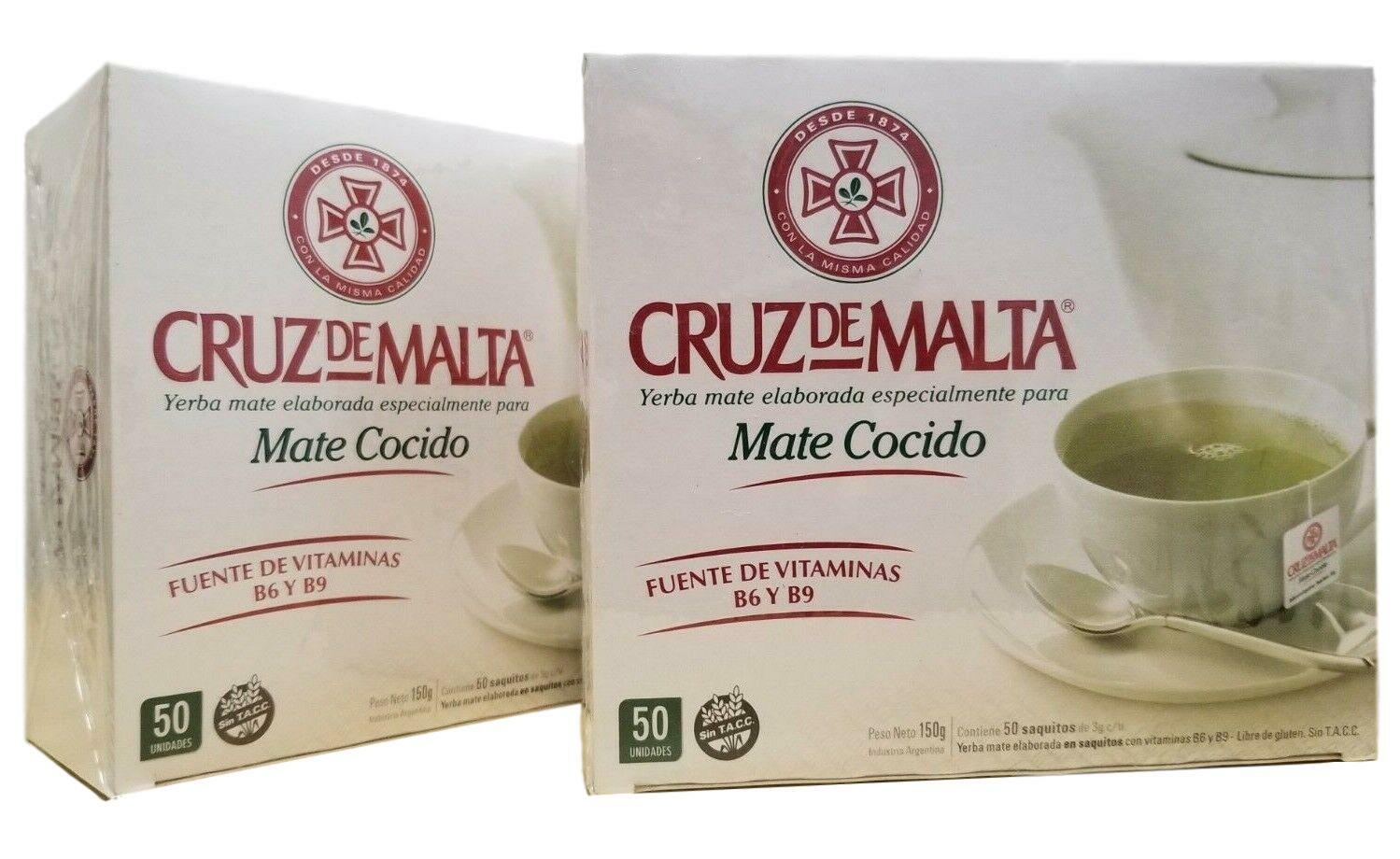 2 Pack NOBLEZA GAUCHA -TARAGUI-CRUZ MALTA-Yerba Mate Cocido,