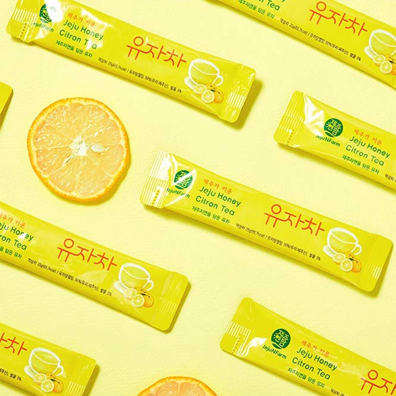 [JejuNFarm] Honey Citron Tea Liquid Stick 375g (15 x 25g) Organic Jeju Citrus
