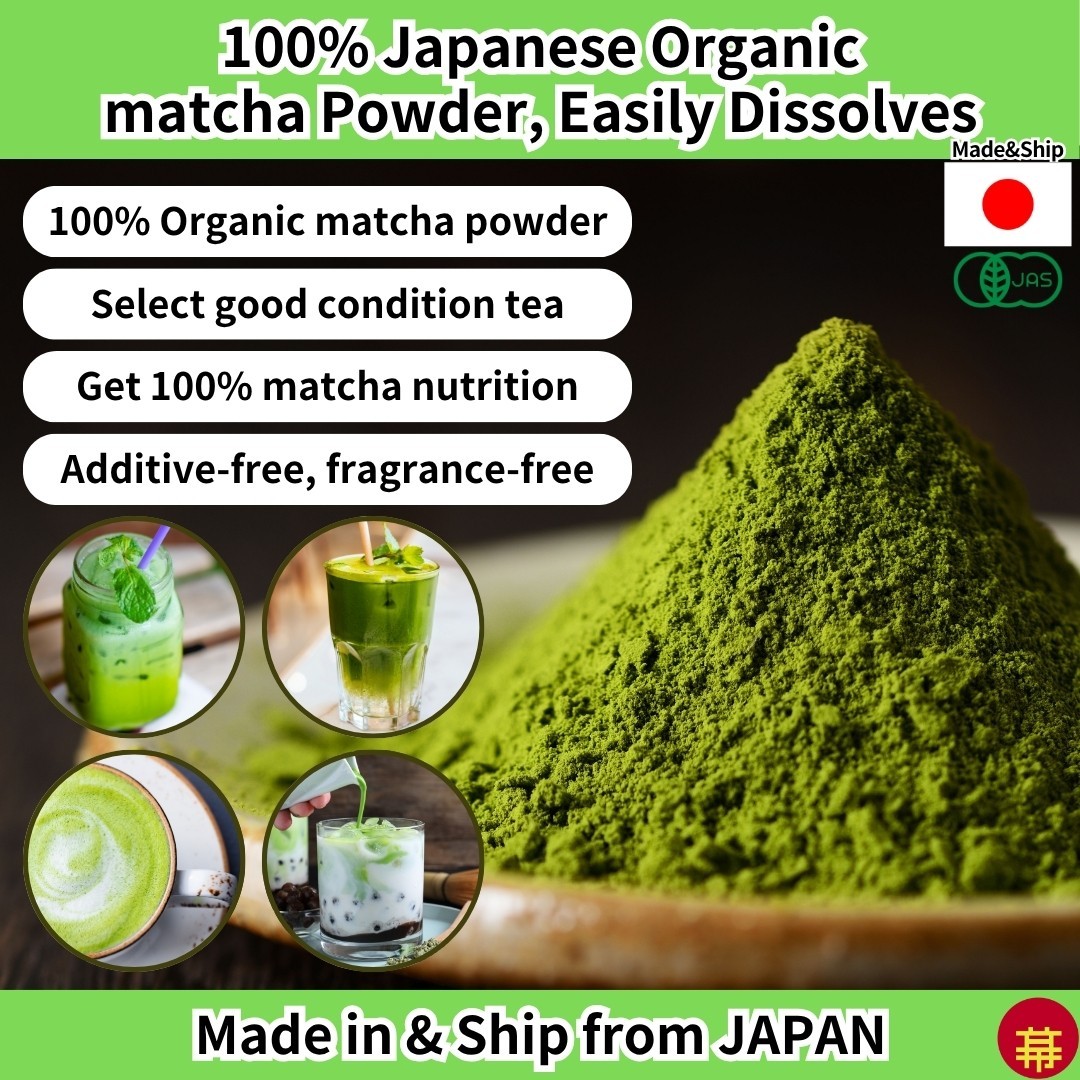 For 3 Packs Matcha Powder Organic Ceremonial Premium Green Tea Powder 50g -JAPAN