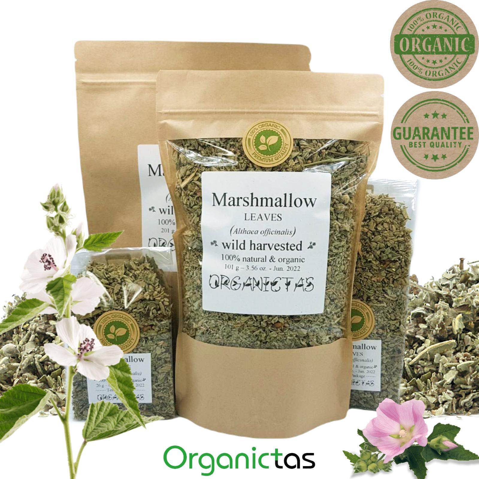 Organic Marshmallow Leaf Tea Loose Dried Althaea Officinalis Herb with Benefits