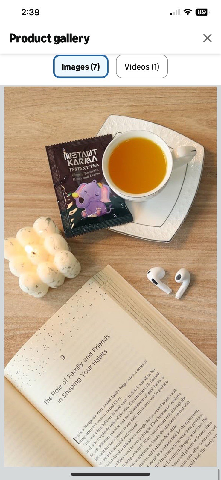 Instant Karma | Cinnamon Orange Instant Tea | All Natural, Caffeine-Free, 20