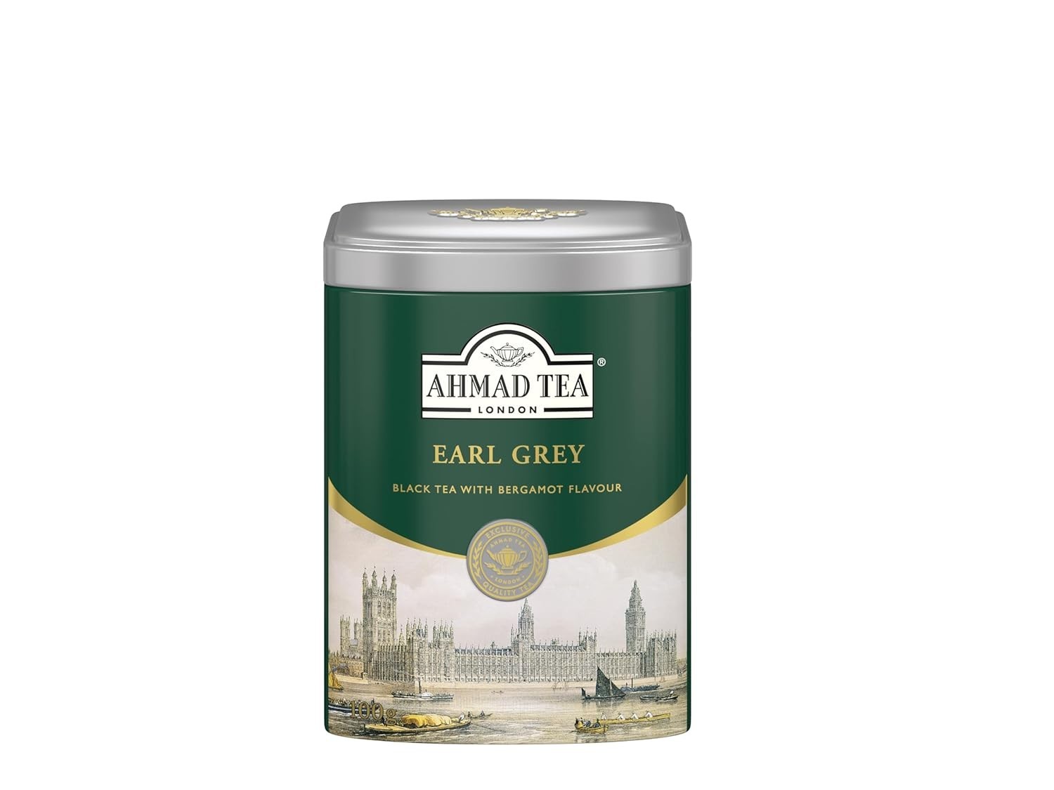 Luxurious English Scene Tea Caddy with 100g Earl Grey – Heart & Immunity Boost