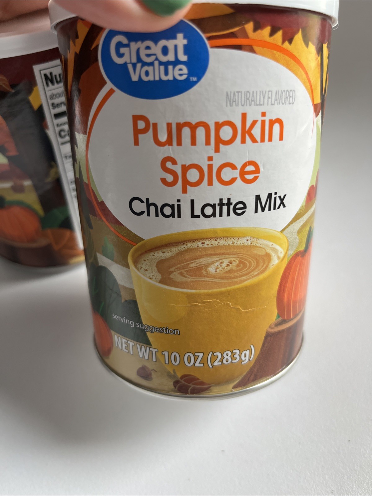 2 Great Value Pumpkin Spice Chai Latte Mix 10oz – Limited edition