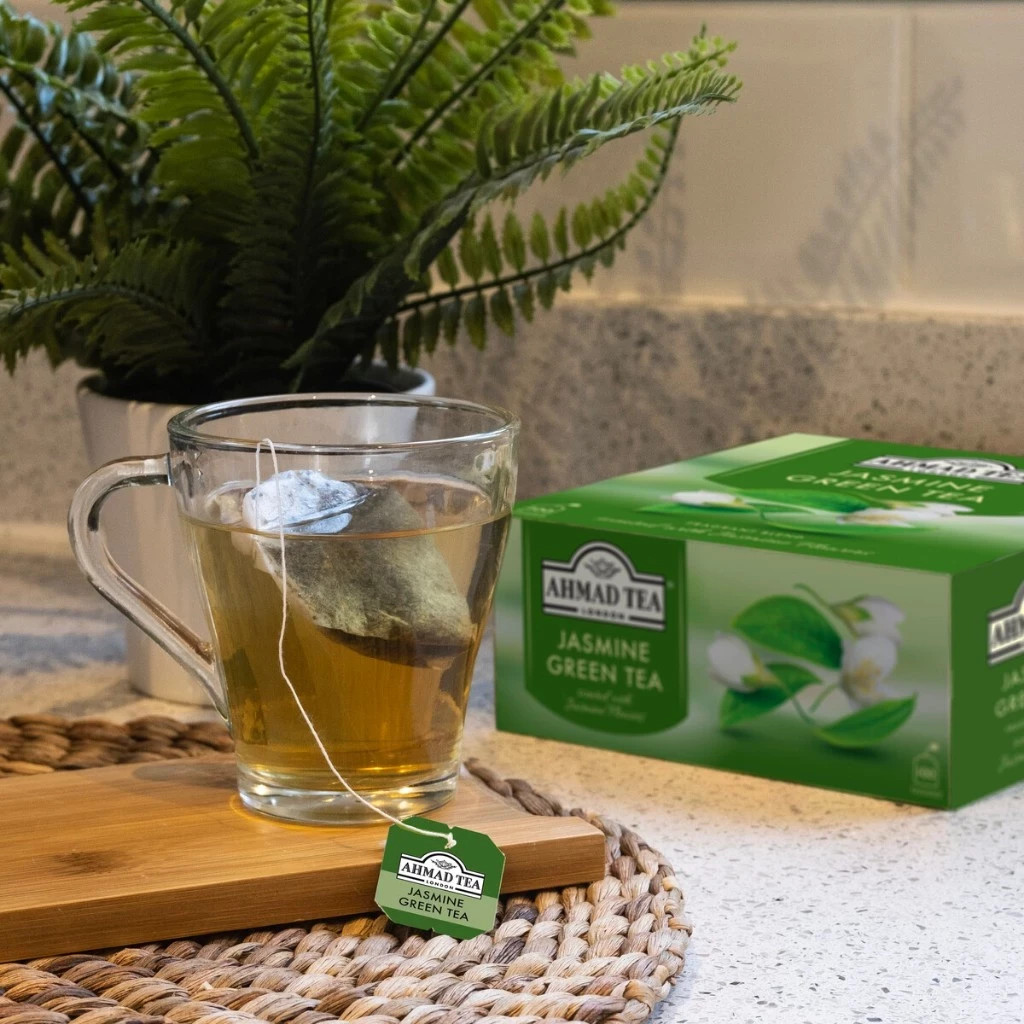 Green Tea Jasmine Ahmad Tea Bags (100 x 2 Teabags) Halal Certified